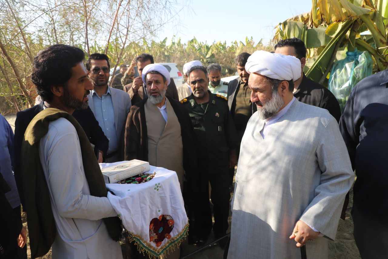 بازدید نمایندگان ولیفقیه در استانهای کرمان و سیستان و بلوچستان از اراضی کشاورزی باهوکلات در شهرستان دشتیاری بازدید نمایندگان ولیفقیه در استانهای کرمان و سیستان و بلوچستان از اراضی کشاورزی باهوکلات در شهرستان دشتیاری