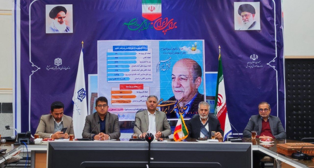 ۵۵ کلاس درس استاندارد از پروژه خیری حاج اکبر ابراهیمی در سیستان و بلوچستان راه اندازی شد