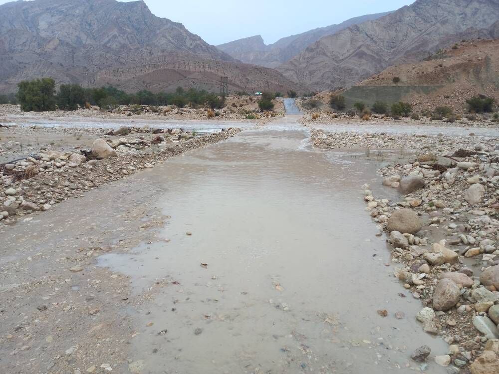 ۲ رودخانه فصلی در زاهدان طغیان کرد ۲ رودخانه فصلی در زاهدان طغیان کرد