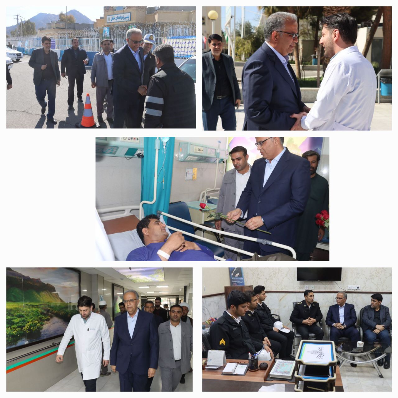 عیادت استاندار سیستان و بلوچستان در آغاز سال نو از بیماران عیادت استاندار سیستان و بلوچستان در آغاز سال نو از بیماران