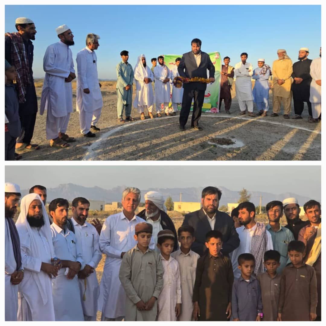 کلنگ‌زنی مدرسه شبانه‌روزی در روستای هنزم نیکشهر با اعتبار ۴۰ میلیارد تومان