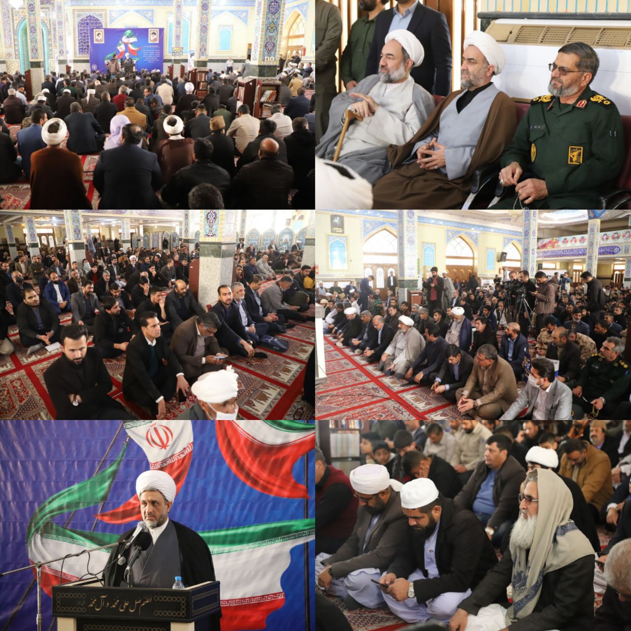 اجتماع بزرگ مردم سیستان و بلوچستان در گرامیداشت حماسه ۹ دی